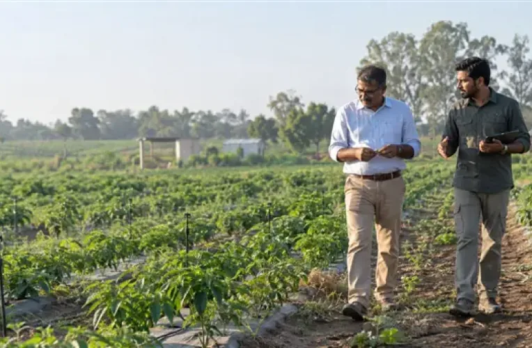 Farmers field visit
